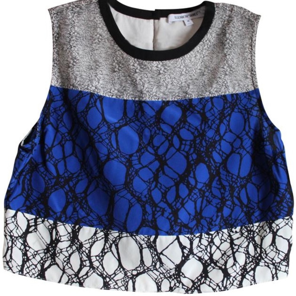 Elizabeth & James Sleeveless Silk top
